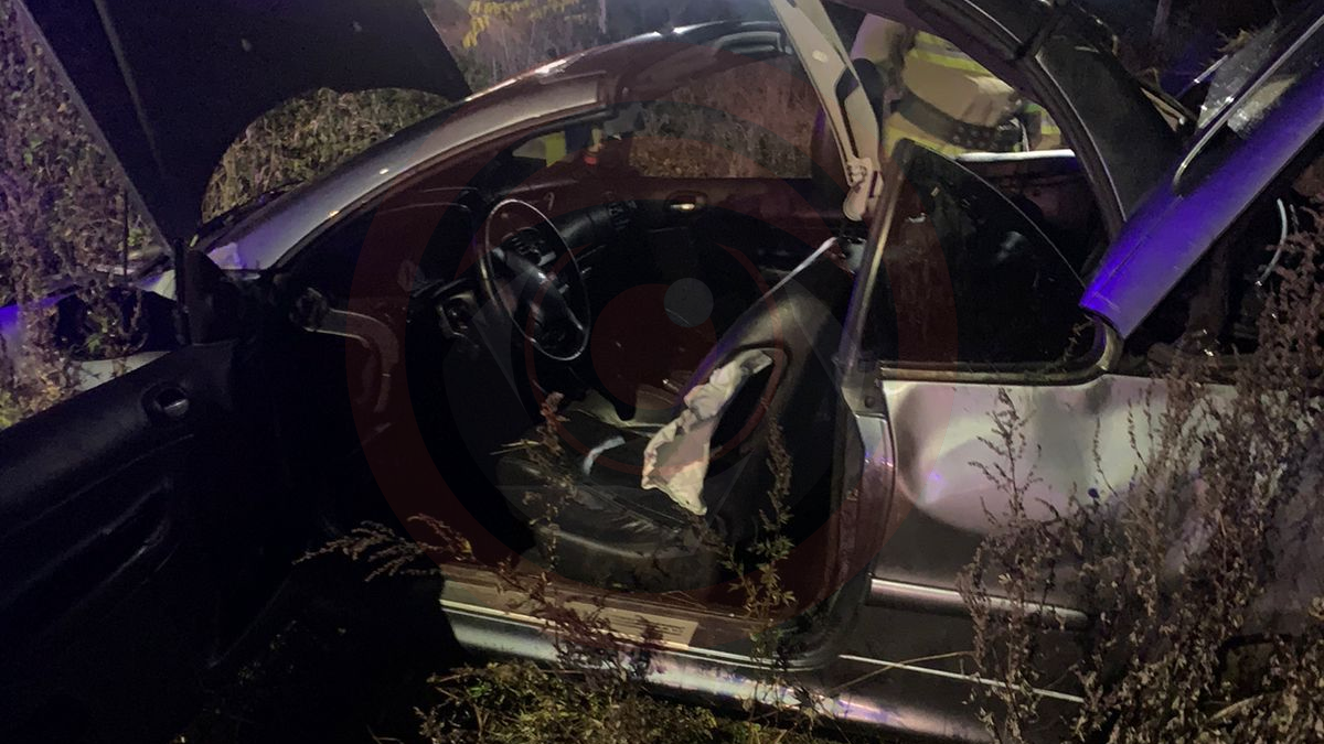 На Коломийщині автомобіль з дітьми злетів з дороги та перекинувся