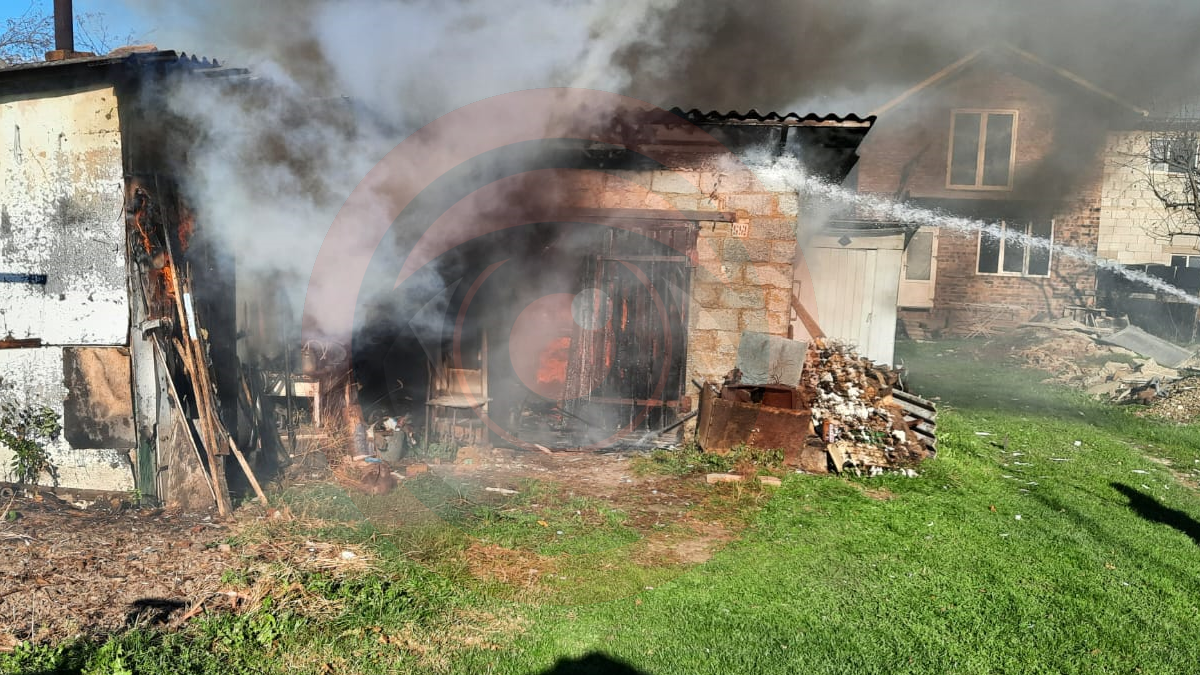 У Коломиї на вулиці Франка палала будівлю 3