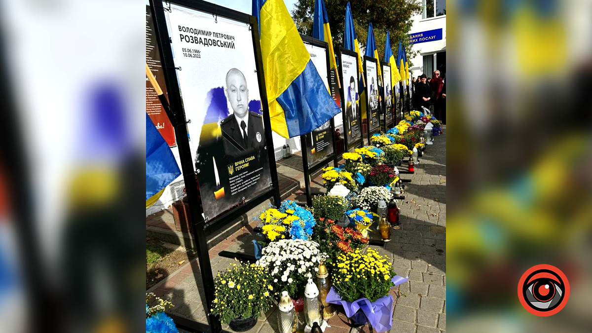 У селі Рожнів відкрили Алею воїнської слави