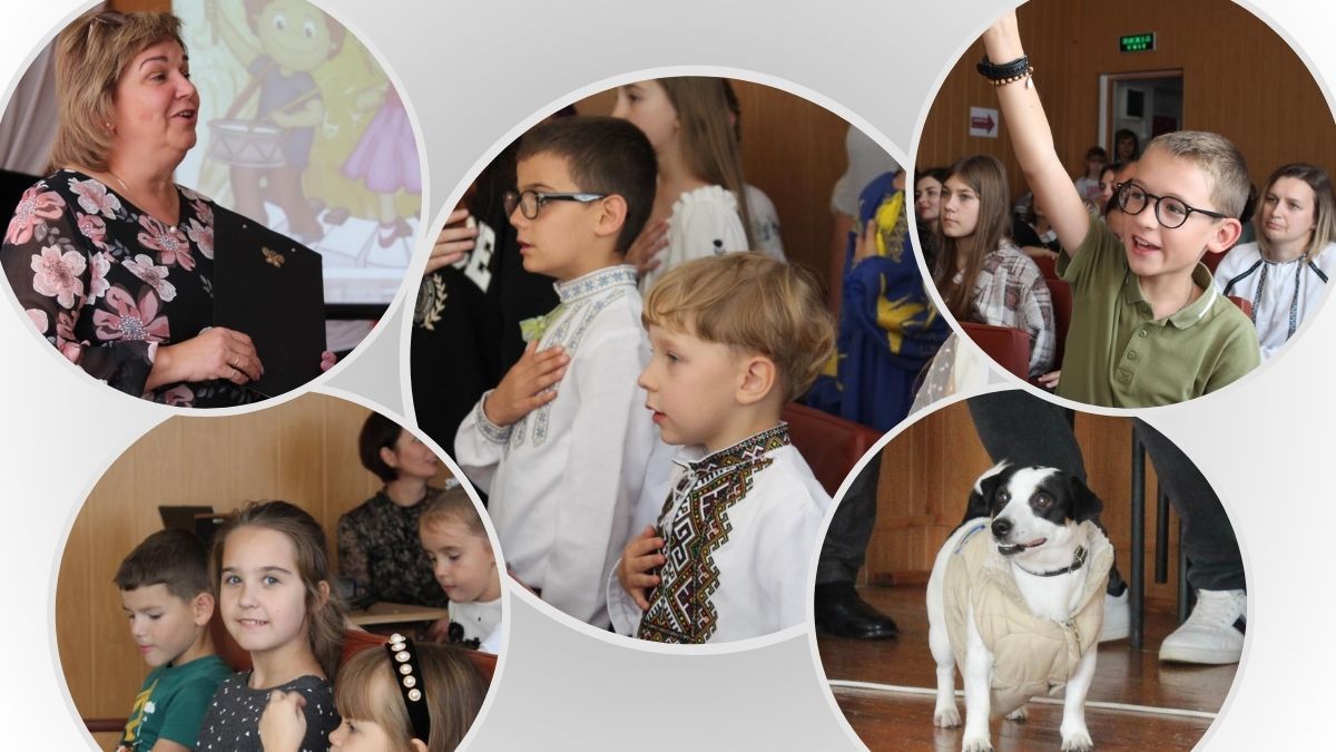 Першачків музичної школи посвячували в учні й знайомили з псом Патроном