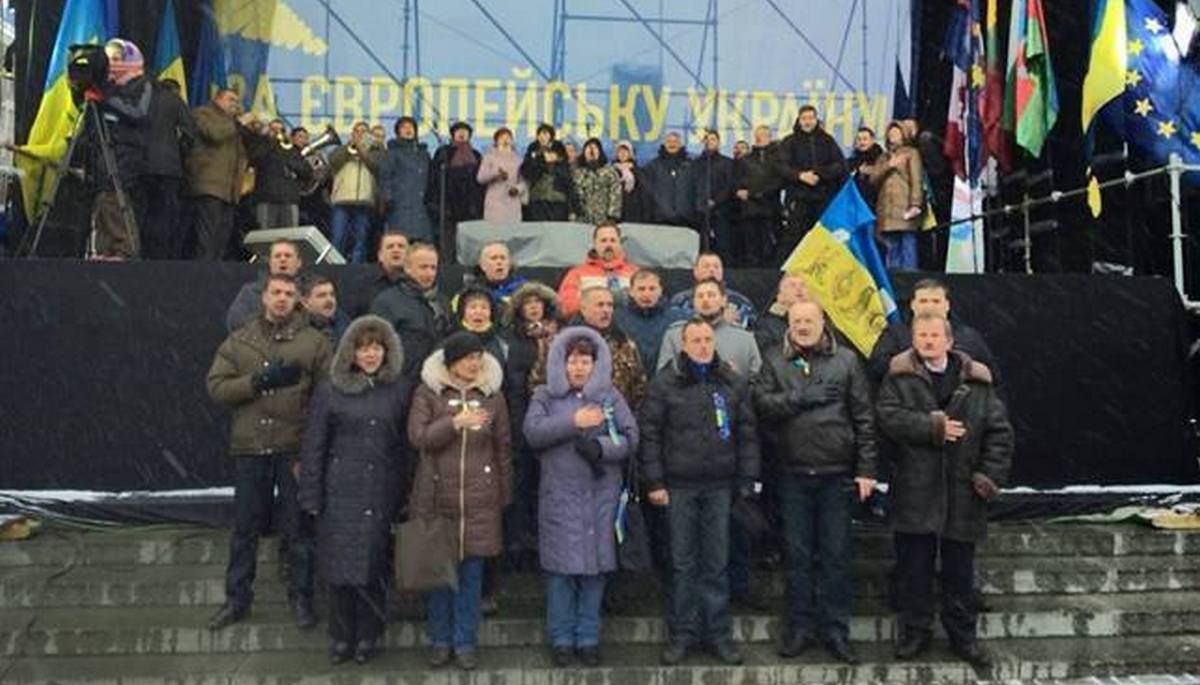 Перші дні Революції Гідності у Коломиї і на Майдані 12