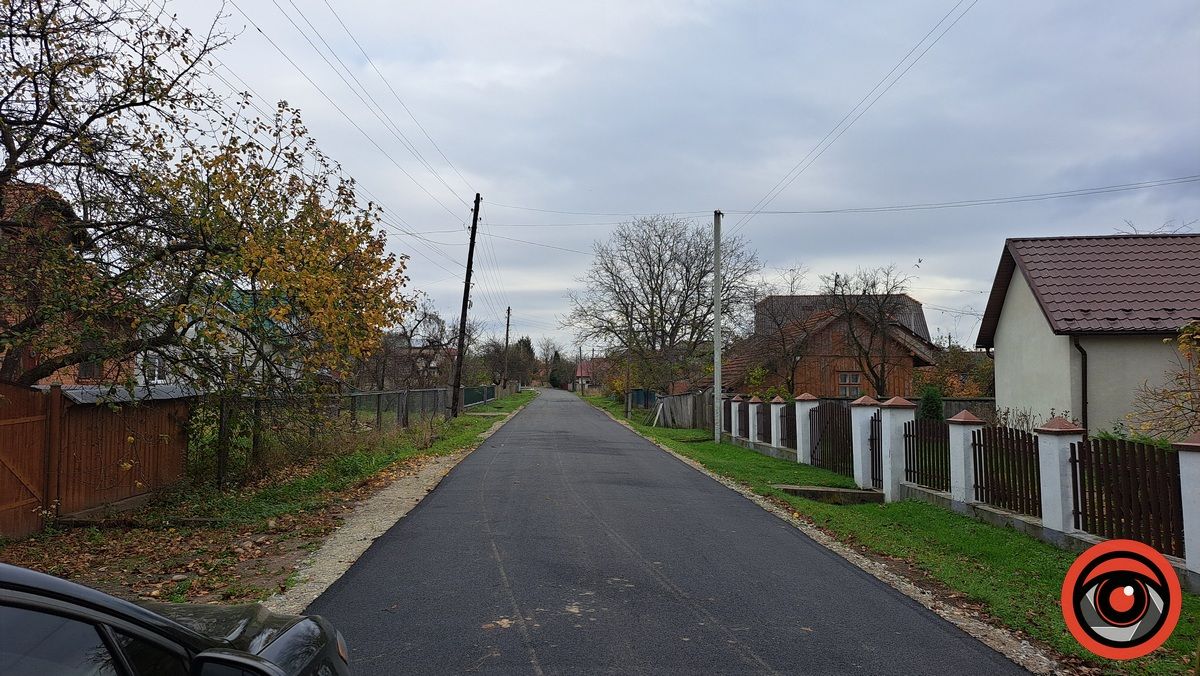 У Королівці Коломийської громади майже повністю заасфальтували вулицю Заводську 4