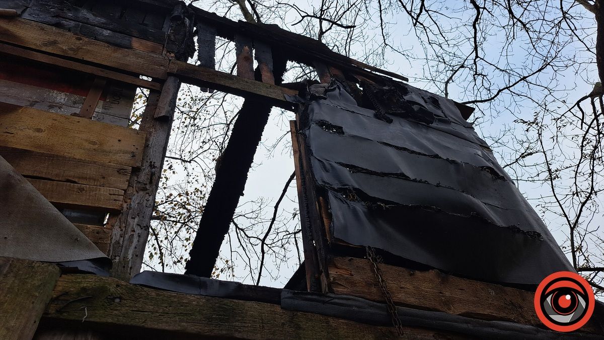 Ввечері 31 жовтня сталась пожежа на дитячому майданчику в селі Королівка