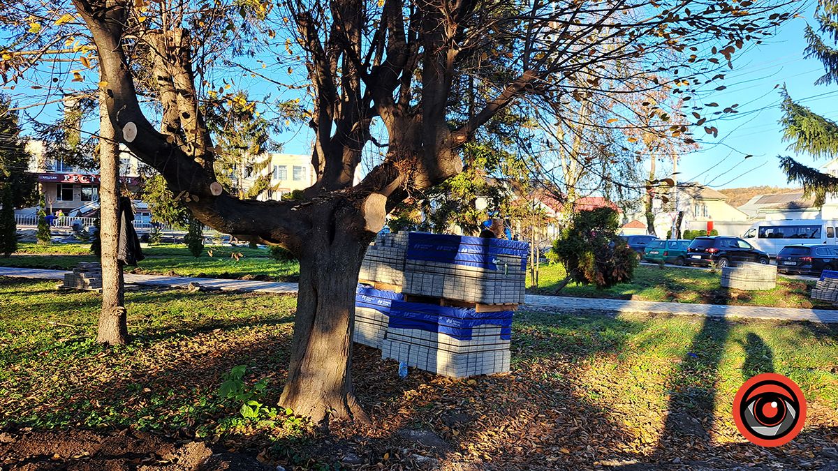 Скільки обійдеться новенька бруківка в центрі Гвіздця 9