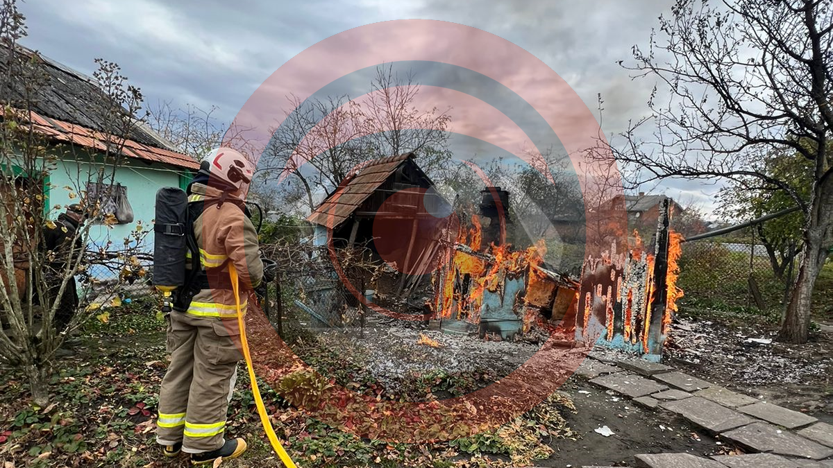 Пожежа на Городенківщині: від будівлі майже нічого не залишилося 1