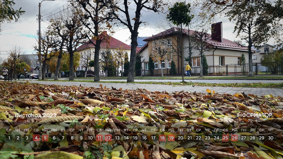 Календар на ваш робочий стіл | Листопад 2023 9