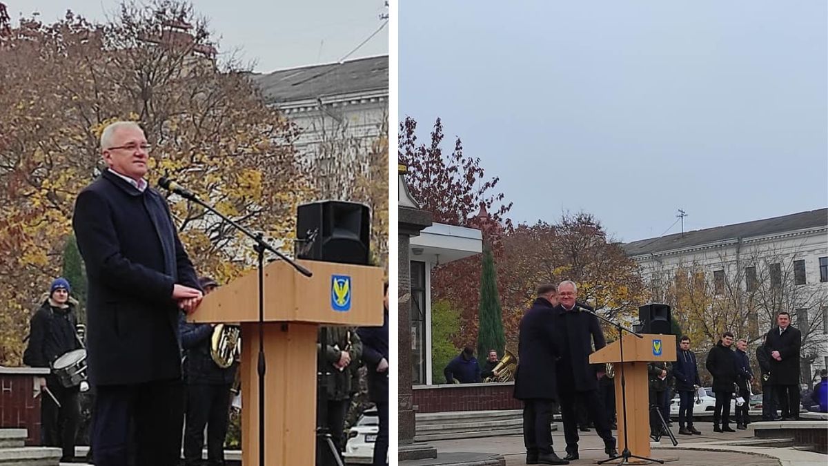 Рівно 3 роки тому: як у 2020 році просто неба новий голова Коломиї присягу складав | ФОТО і ВІДЕО 2