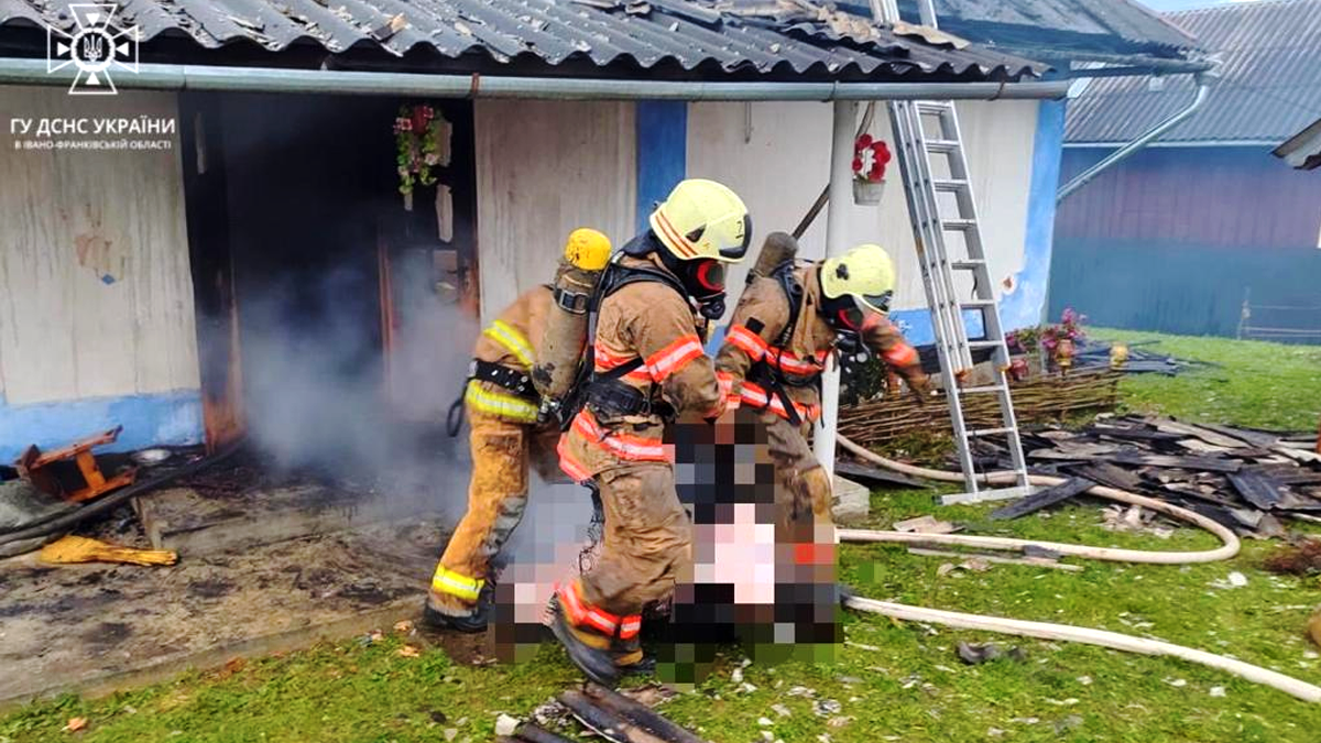 На Коломийщині під час пожежі загинула людина 1
