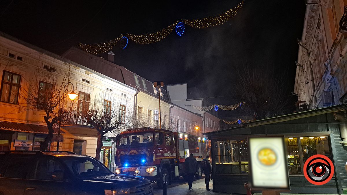 На одній із вулиць Коломиї рятувальники ліквідують пожежу 6