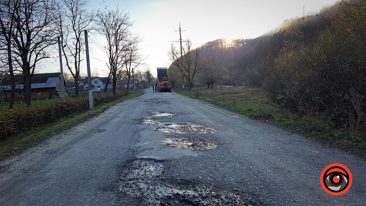 ямковий ремонт дороги 