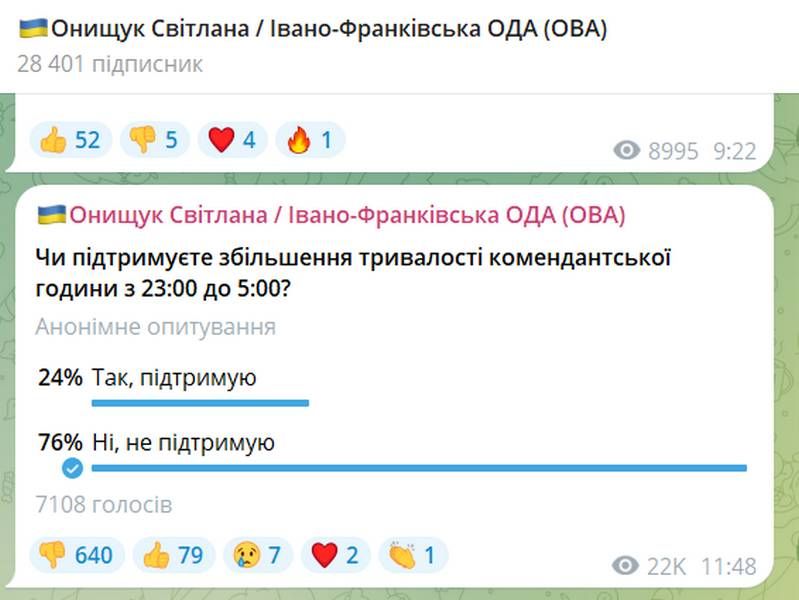 На Прикарпатті визначилися, чи збільшувати тривалість комендантської години 1