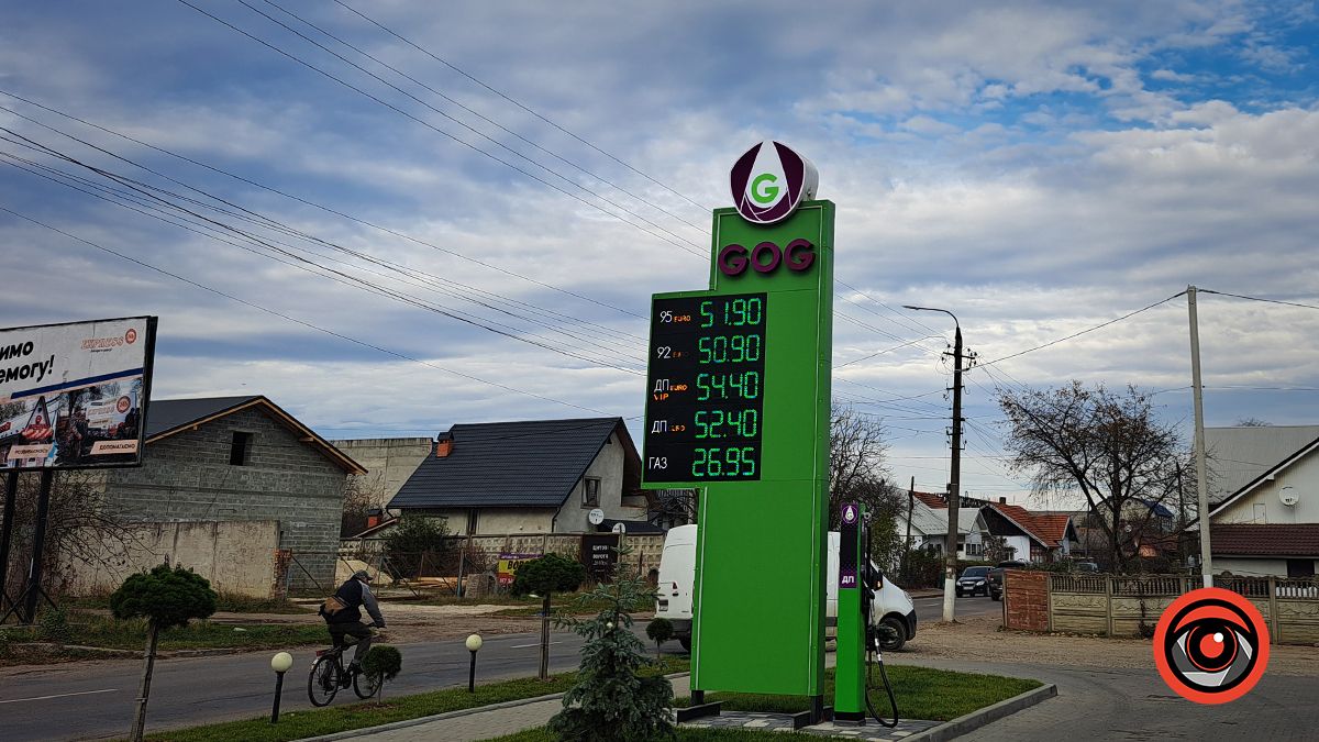 Які ціни на бензин, дизпаливо та автогаз на АЗС Коломиї на початку листопада 2