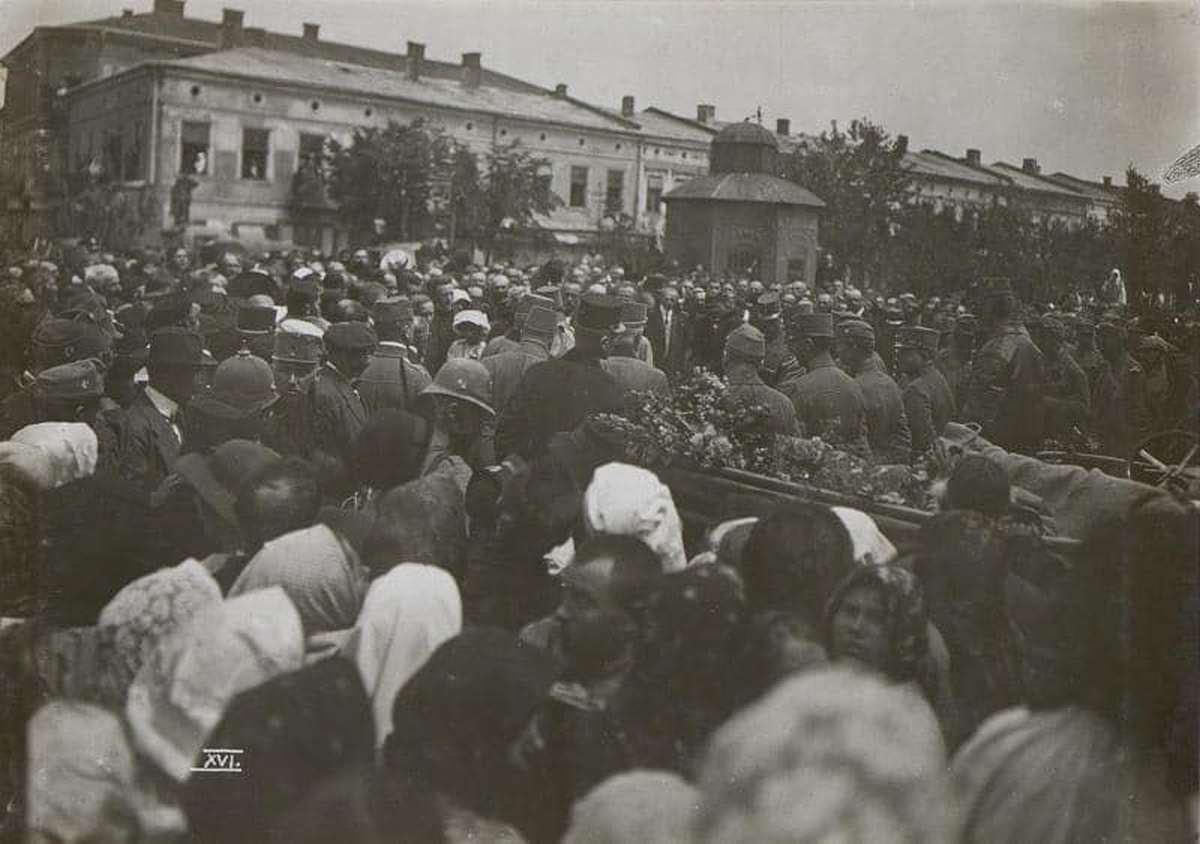 29 липня 1917р. Імператор Карл у Коломиї. Сьогодні – пл. Відродження