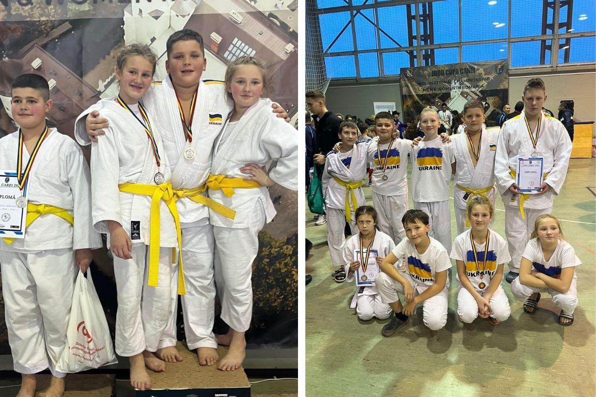 Дзюдоїсти з Яремча здобули призові місця в Румунії 1