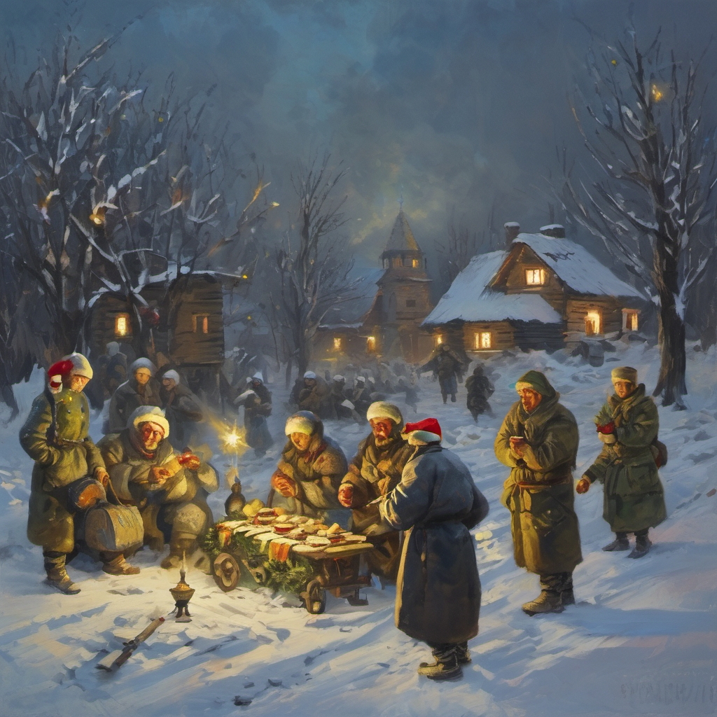 Як штучний інтелект уявляє різдвяну та новорічну пору в Україні 1