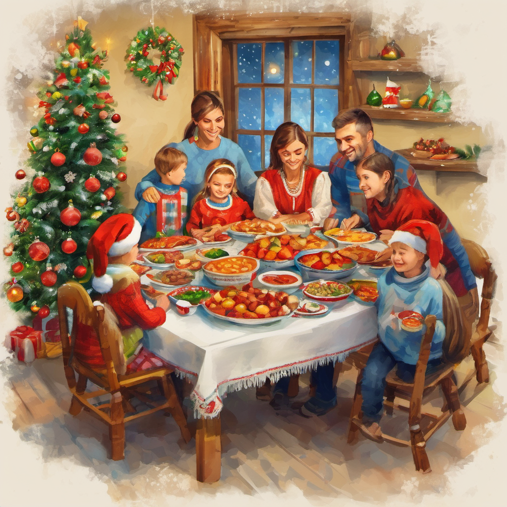 Як штучний інтелект уявляє різдвяну та новорічну пору в Україні 16