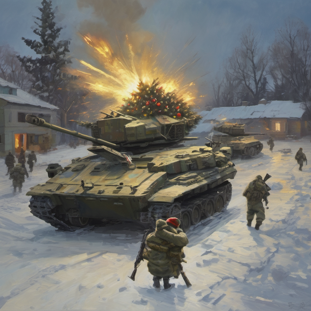 Як штучний інтелект уявляє різдвяну та новорічну пору в Україні 7