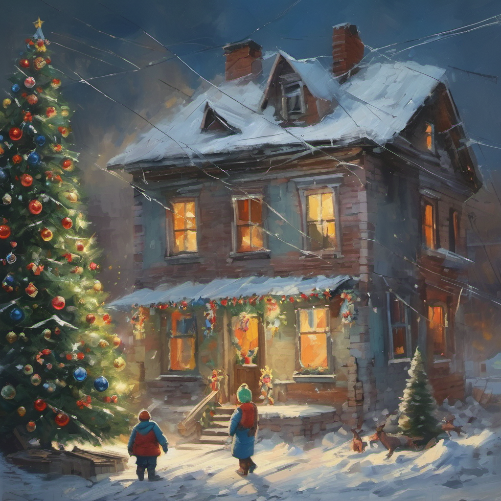 Як штучний інтелект уявляє різдвяну та новорічну пору в Україні 10