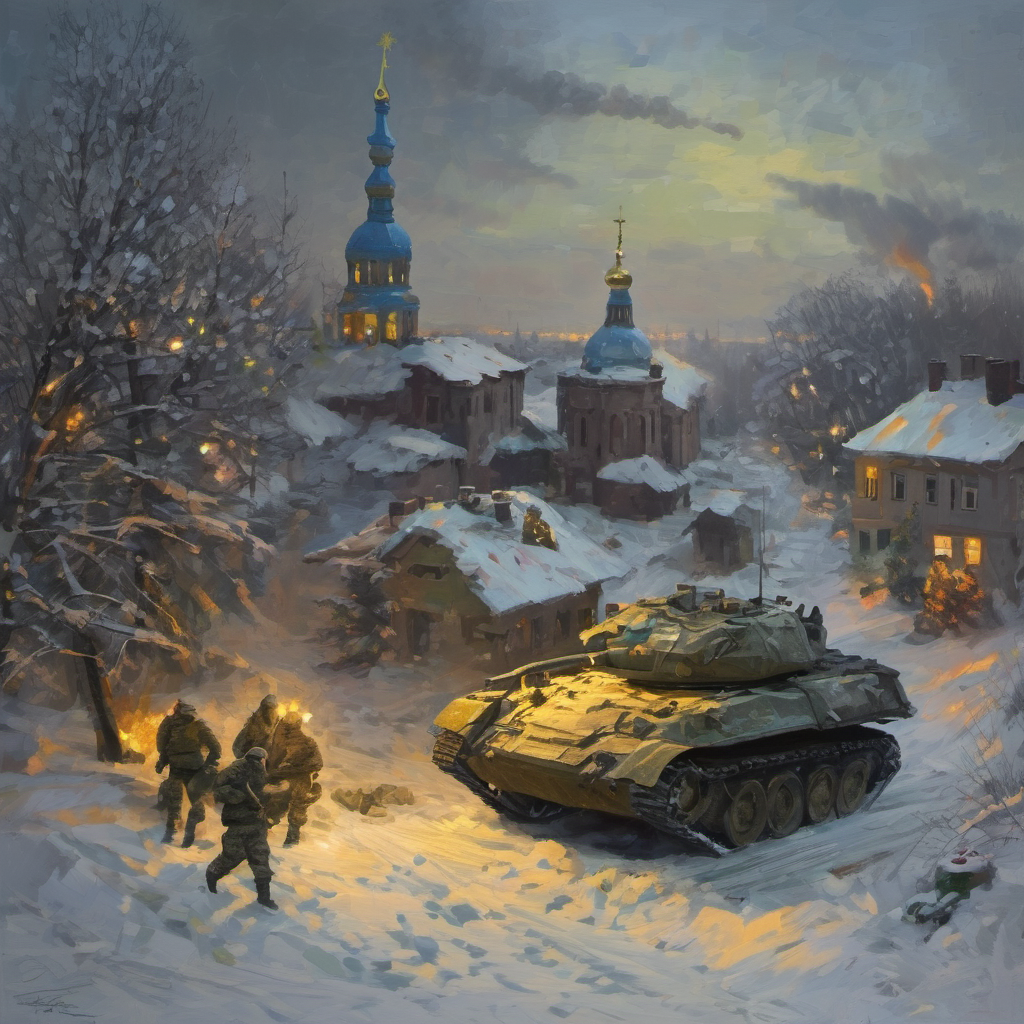 Як штучний інтелект уявляє різдвяну та новорічну пору в Україні 8