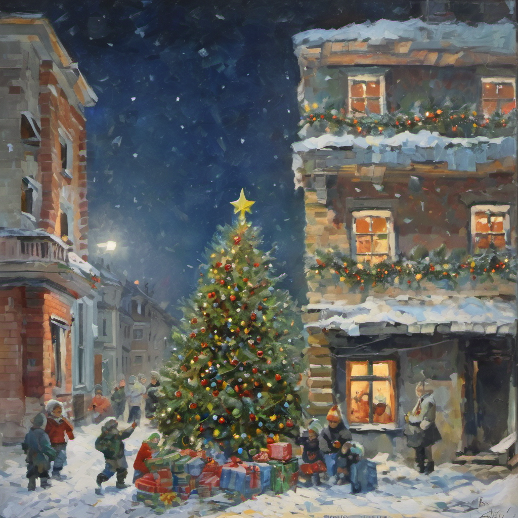 Як штучний інтелект уявляє різдвяну та новорічну пору в Україні 9