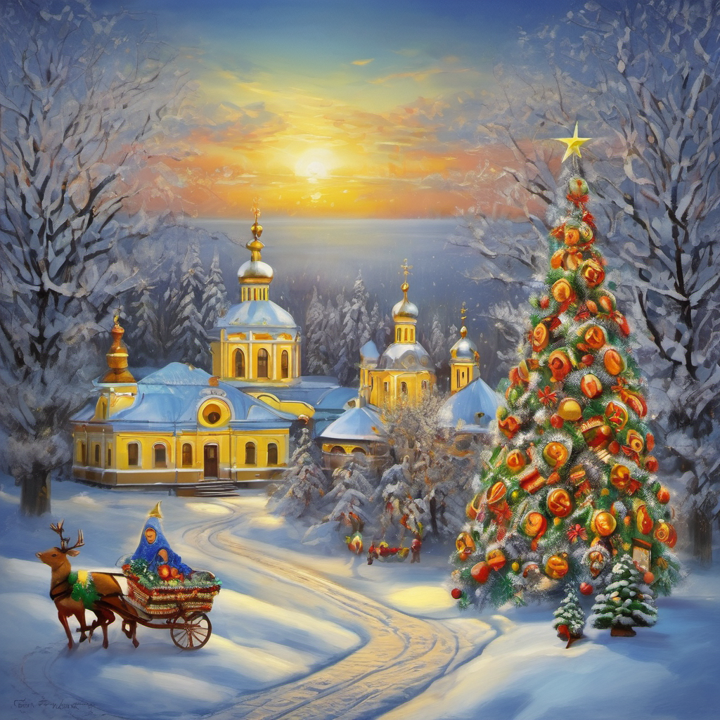 Як штучний інтелект уявляє різдвяну та новорічну пору в Україні 15