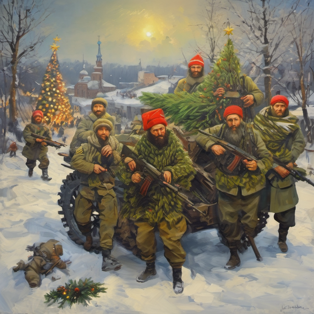 Як штучний інтелект уявляє різдвяну та новорічну пору в Україні 4