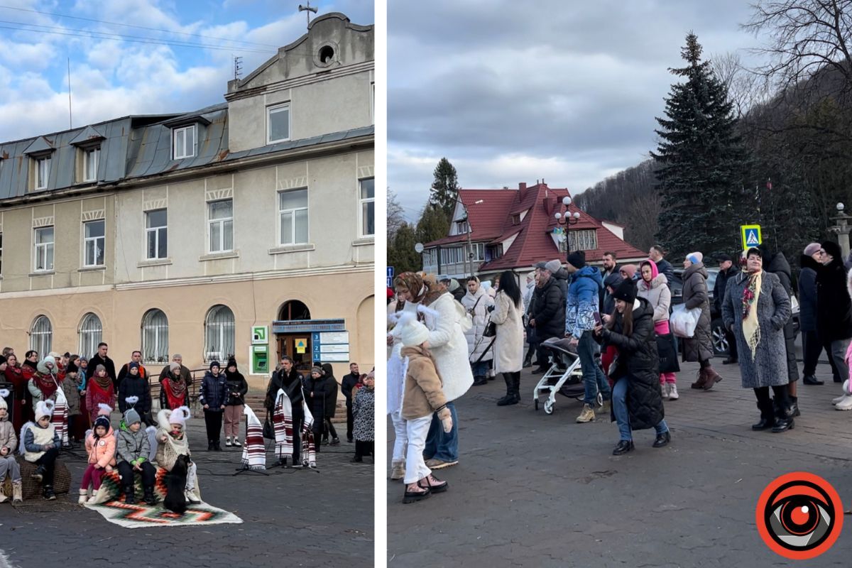 Як в Яремче пройшла спільна коляда за мир в Україні 3