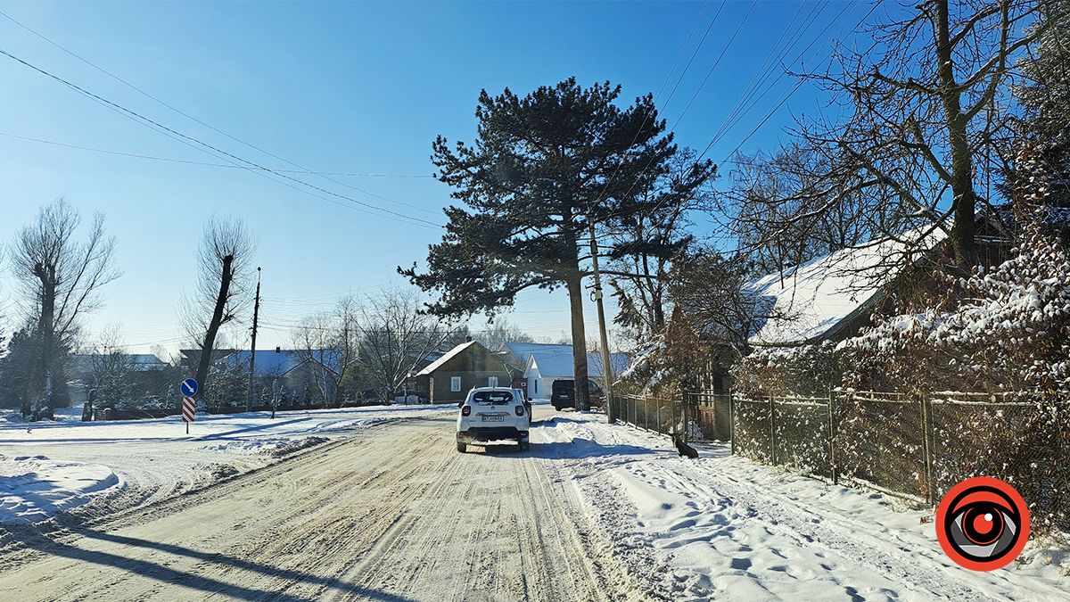 вул. Коцюбинського, не розчищена