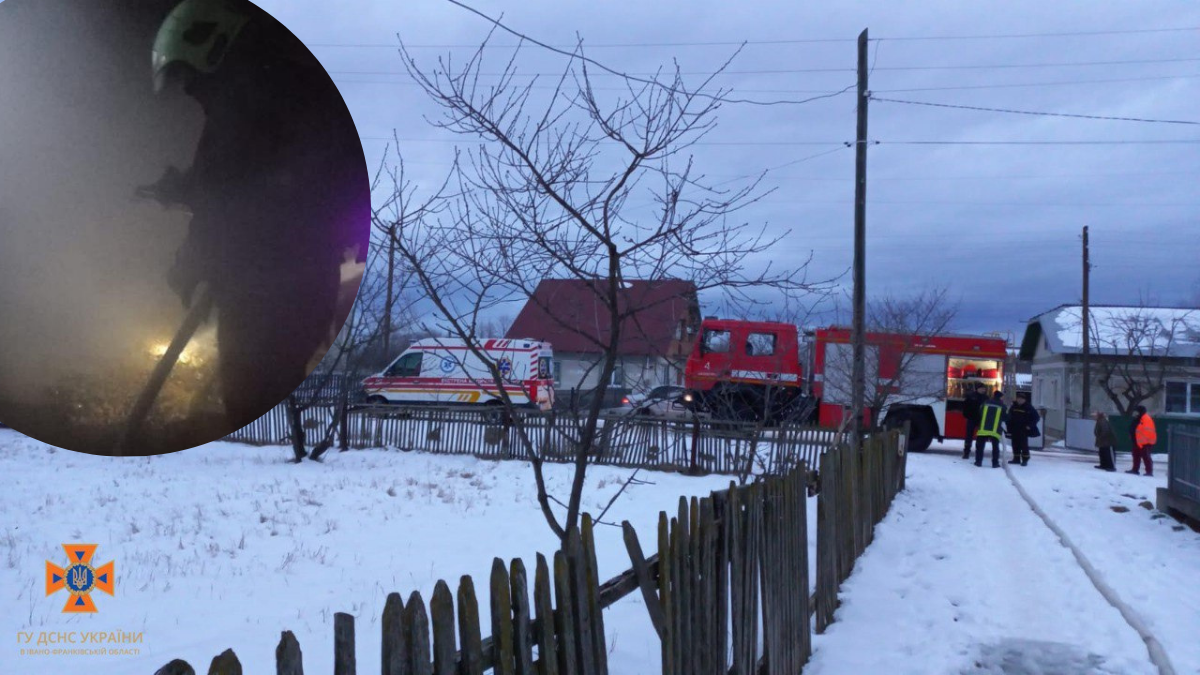 У Богородчанській ТГ під час пожежі загинув 59-річний чоловік