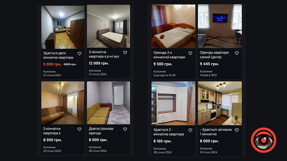 Яка вартість оренди квартир у Коломиї у лютому 2024 року 2