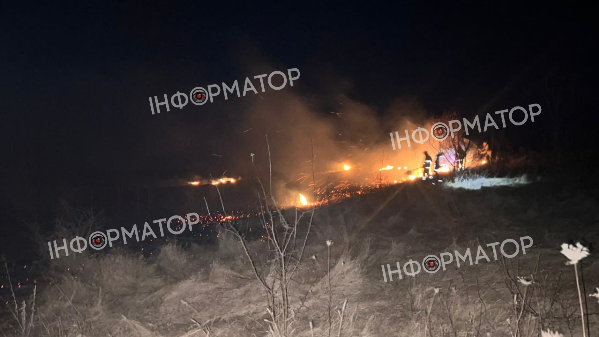 На Городенківщині вогнеборці гасили суху траву