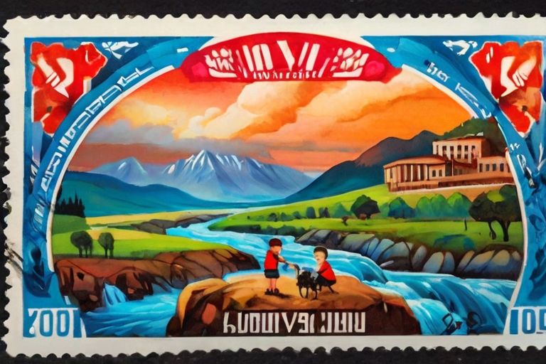 Діти на картинці Косова, згенерованій ШІ