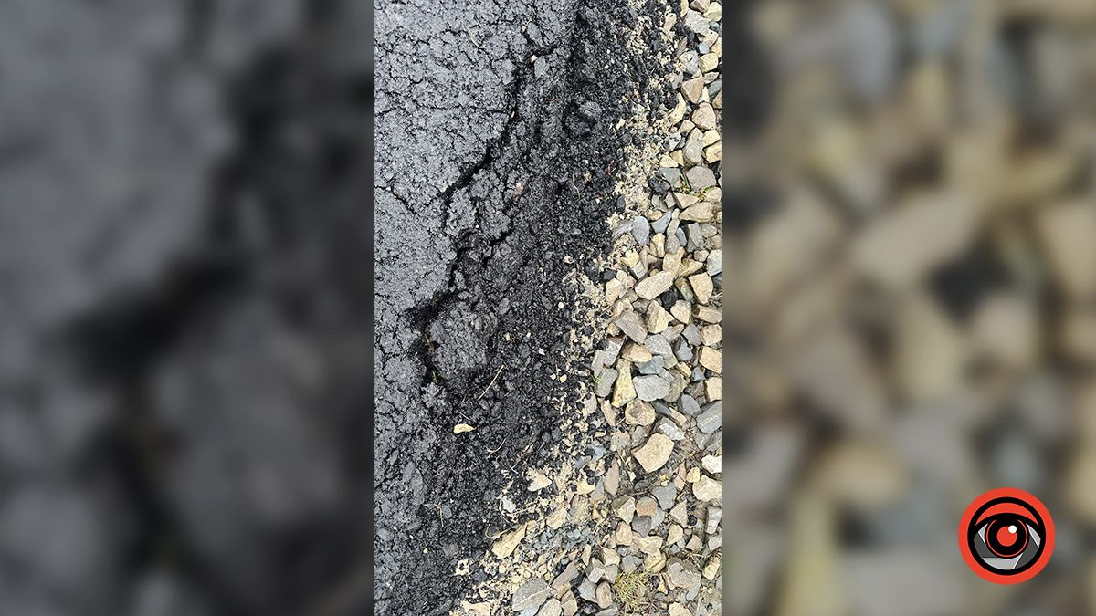 Тріщини та крихкий асфальт | Як зараз виглядають вулиці, які заасфальтували наприкінці минулого року 5