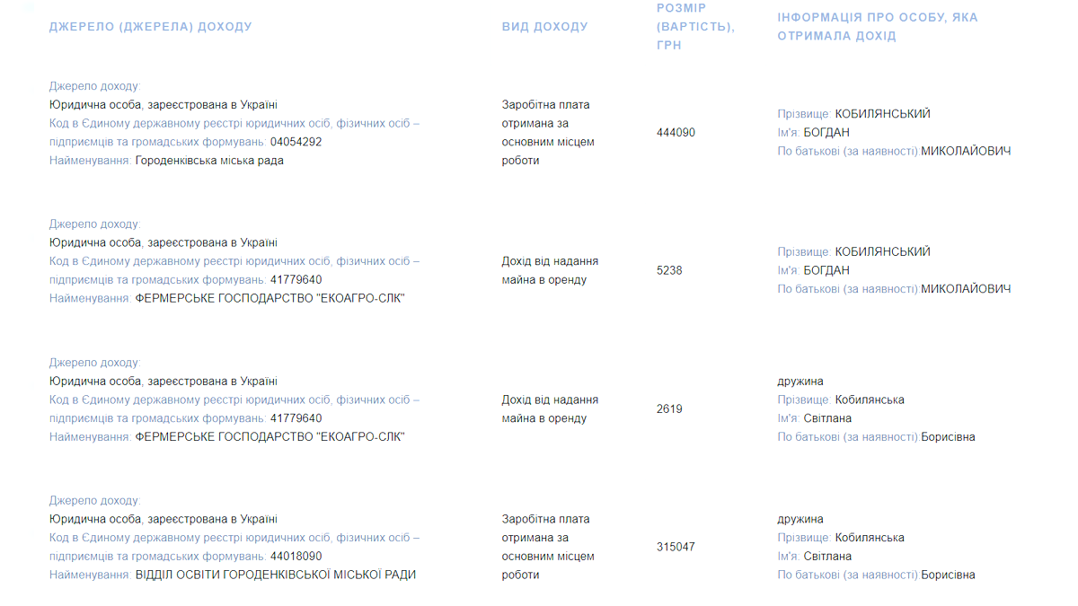 12 земельних ділянок на тисячі квадратів, 450 тисяч доходу і нерухомість | Що задекларував міський голова Городенки Богдан Кобилянський 1