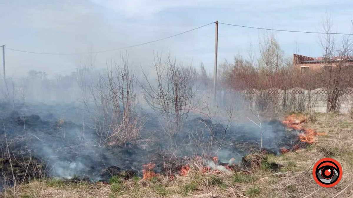 На Снятинщині не вщухають пожежі сухої трави 2
