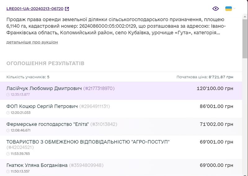 Коломийський депутат програв в земельному аукціоні 1