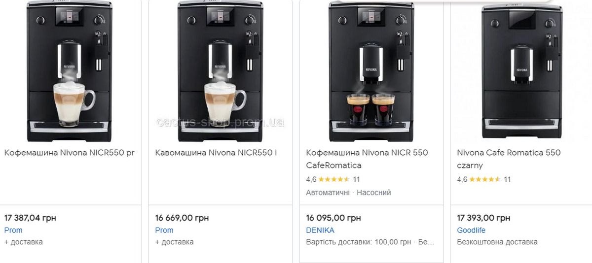 ціни в Інтернеті