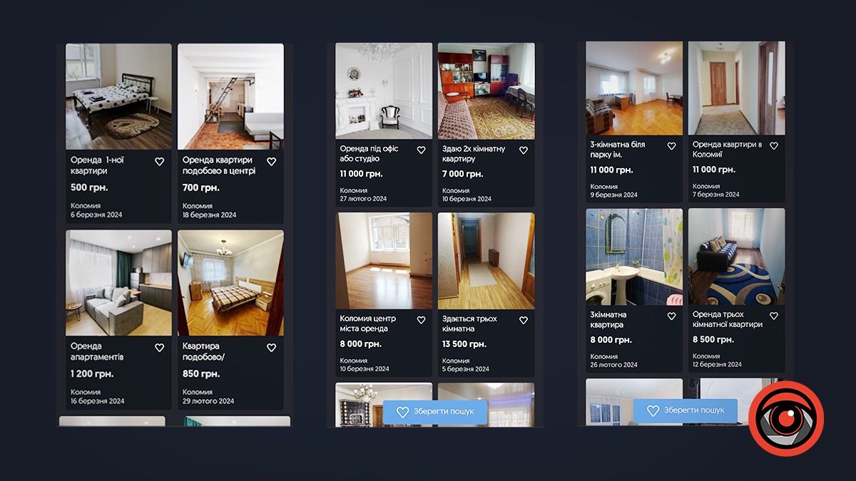 Які в березні ціни на оренду квартир і будинків у Коломиї 1