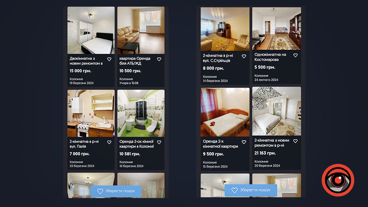 Які в березні ціни на оренду квартир і будинків у Коломиї 3