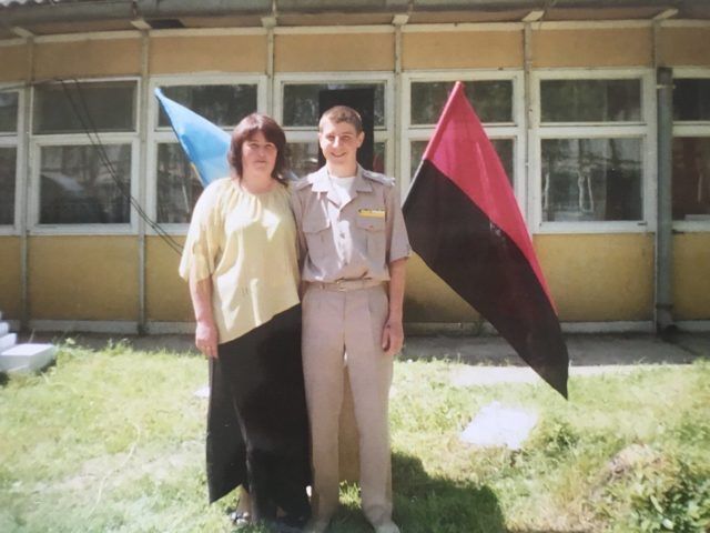 Мама із сином Степаном Тарабалкою