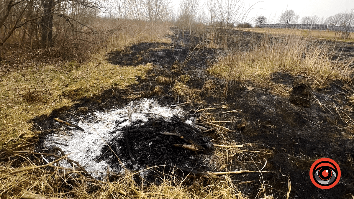 На Коломийщині зафіксували ще кілька випадків загорання сухої трави 1