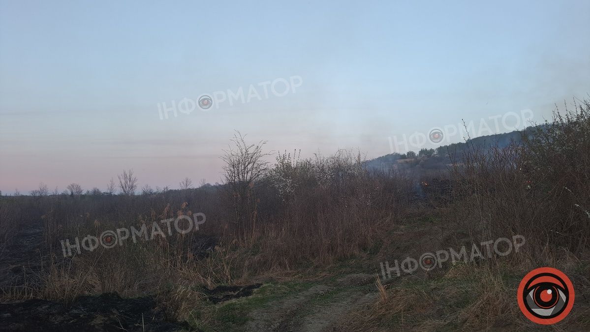 Біля Воскресінецької гори вигоріли гектари землі 12