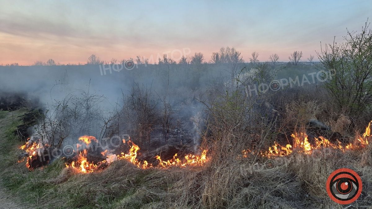Біля Воскресінецької гори вигоріли гектари землі 10