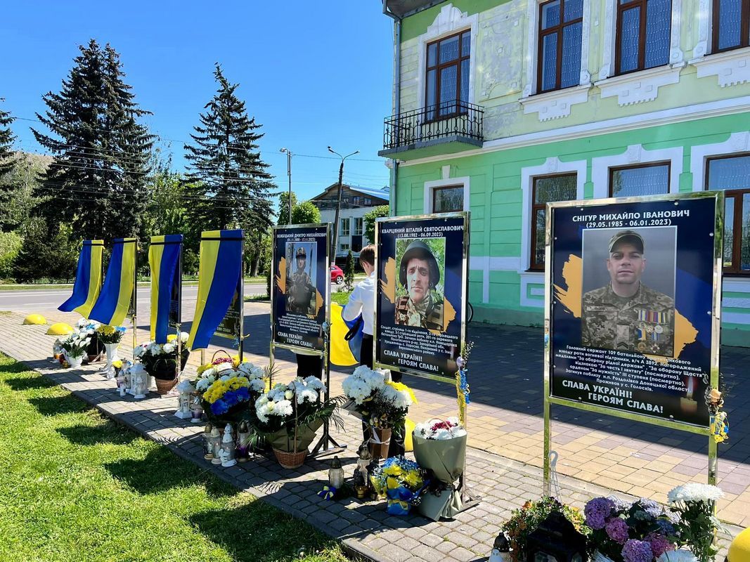 Імена ще семи воїнів увічнили на Алеї Слави в Отинії 2