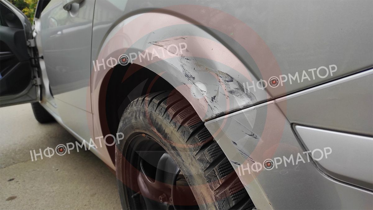 На парковці у Коломиї трапилась ДТП 1