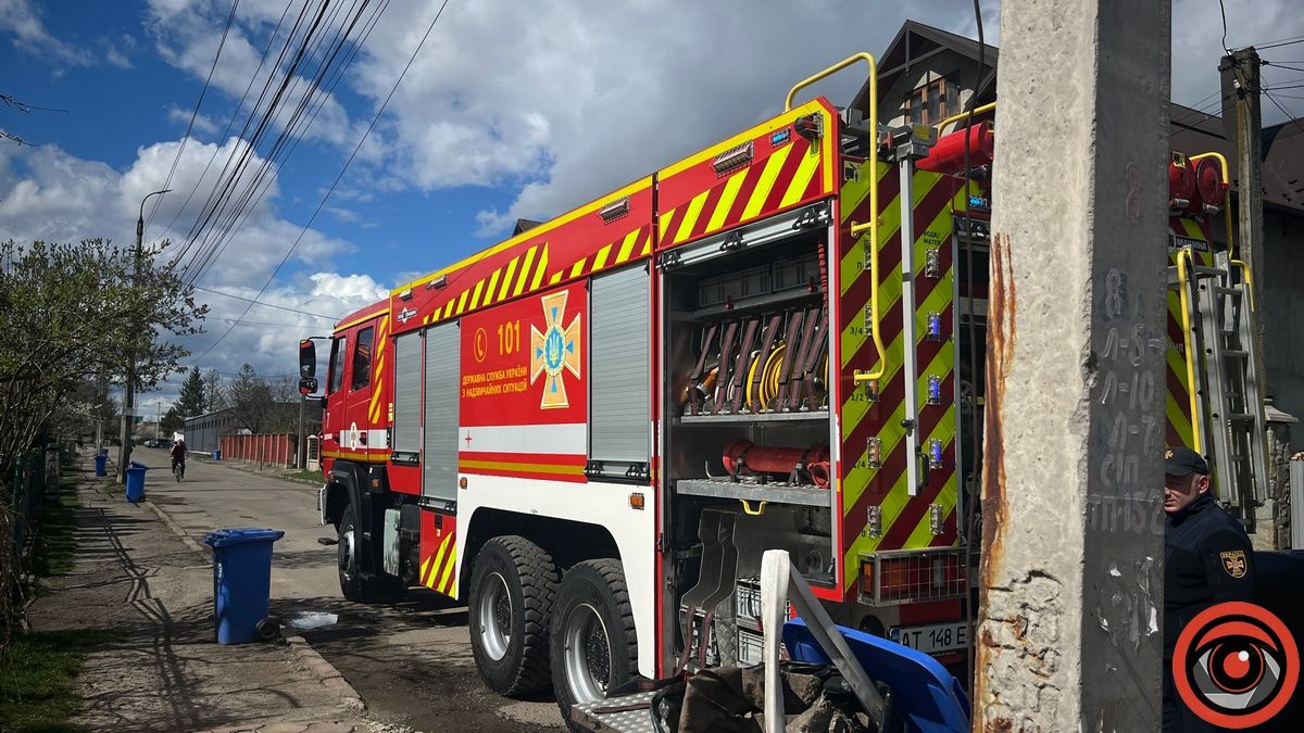 5 квітня у Коломиї трапилось займання в приватному секторі 2