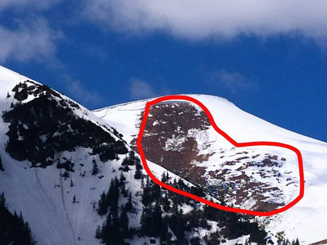 У Карпатах зійшла лавина, перекривши витік Пруту 1