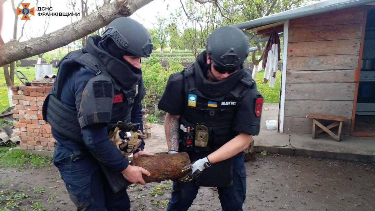 У селі під Коломиєю знайшли артилерійський снаряд