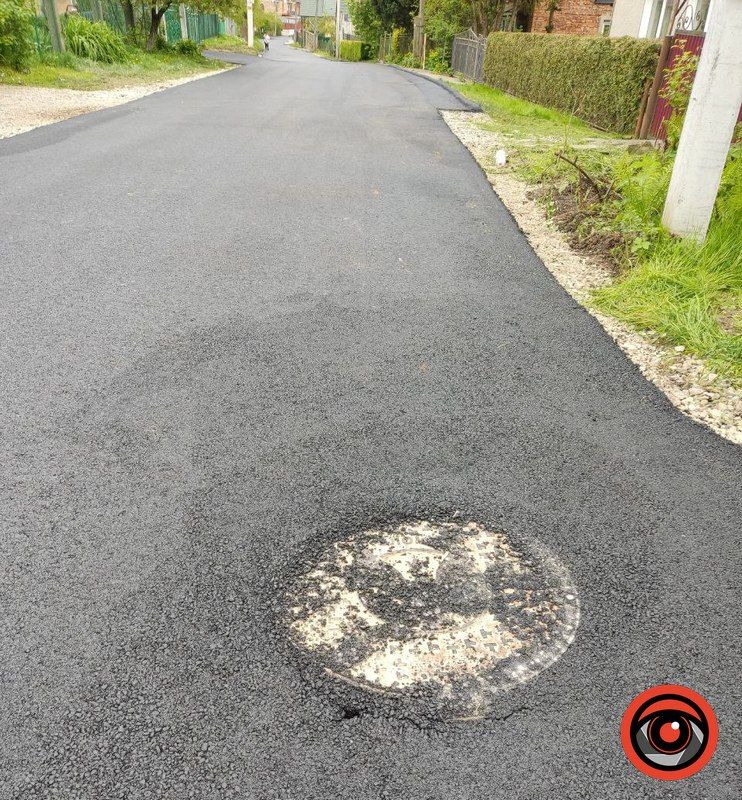 Свіженький асфальт постелили на вул. Войнаровського у Коломиї 2