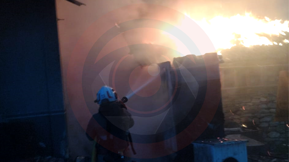 20 квітня на Городенківщині палала пожежа у прибудові літньої кухні 1